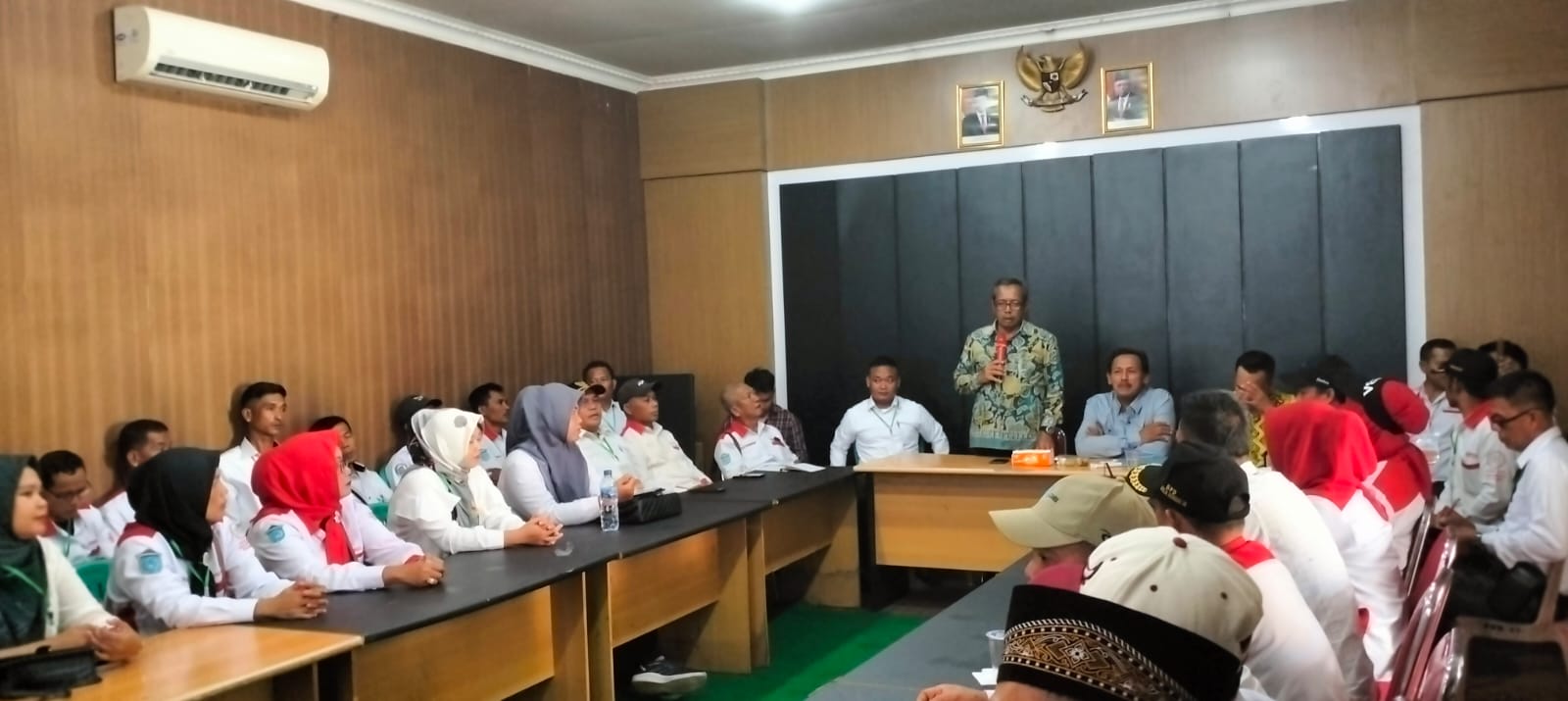 KUNJUNGAN KERJA ANGGOTA BPD SE-KABUPATEN OGAN ILIR PROVINSI SUMATERA SELATAN DI KAMPUNG BANDAR AGUNG KECAMATAN TERUSAN NUNYAI